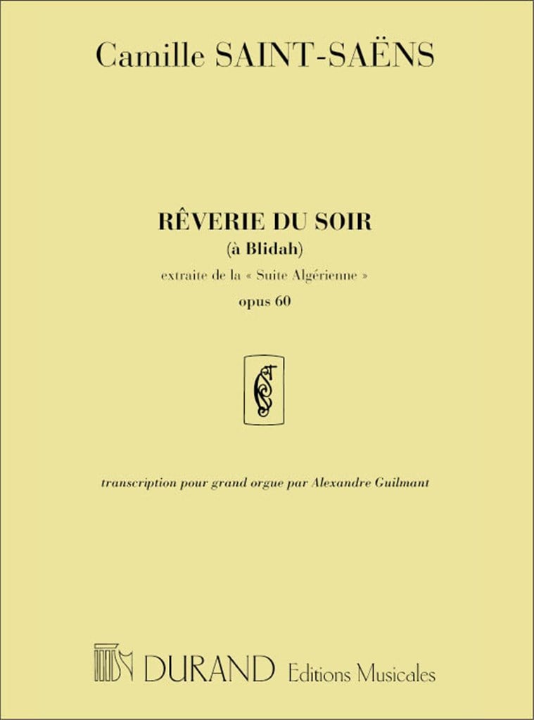 Reverie Du Soir Orgue (Guilmant) (Suite